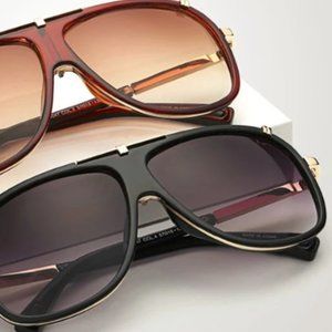 Retro Men Square Sunglasses